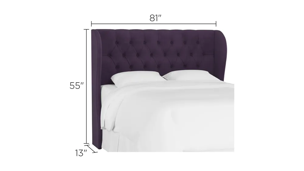 Thayer Wingback Headboard Dimensions