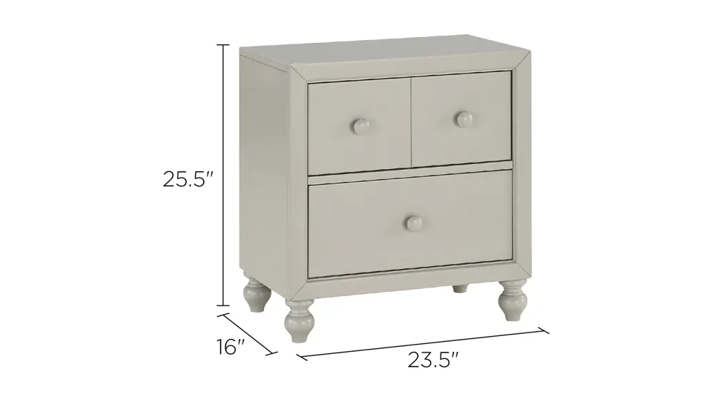 Ruote Nightstand Dimensions