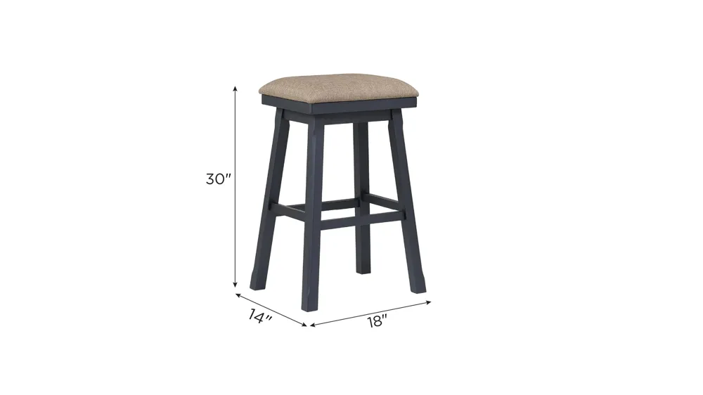 Autumn Winds Barstool - Set of 2 Dimensions