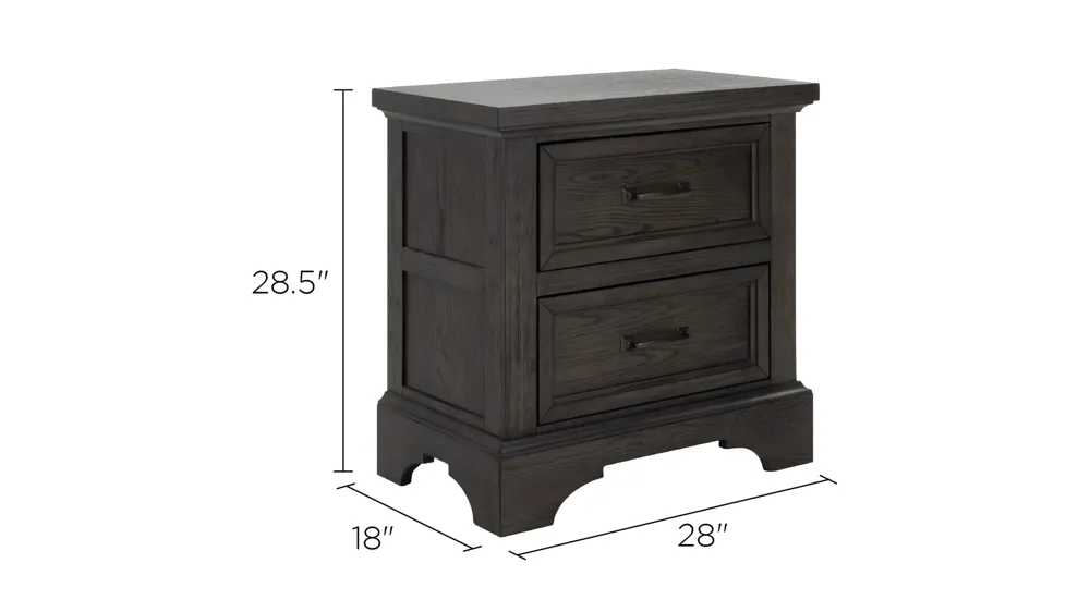 Cambridge Nightstand Dimensions