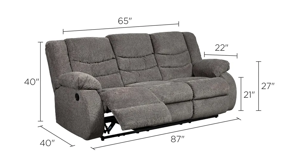 Southgate Reclining Sofa Dimensions
