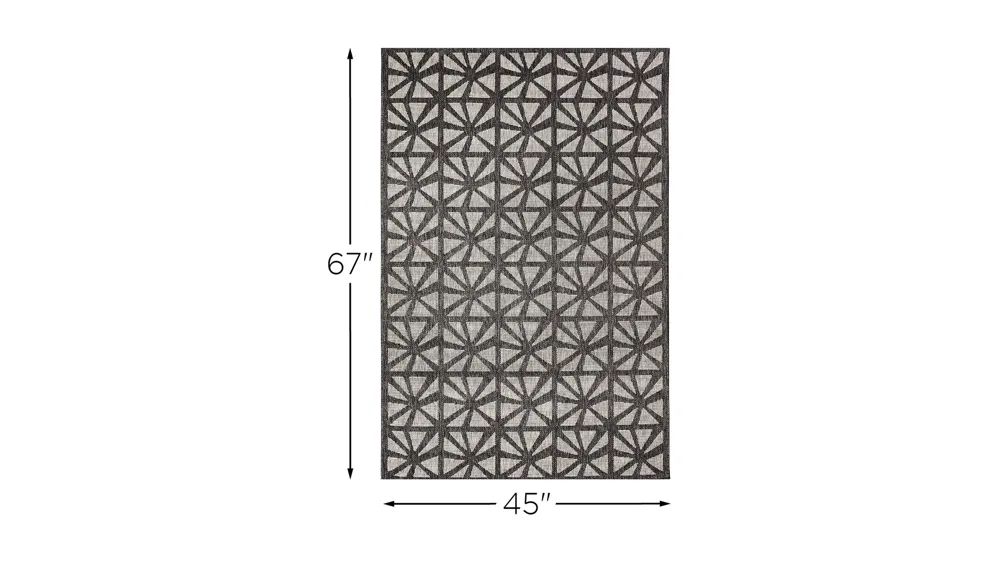 Carmel Tonga Tile Indoor/Outdoor Rug Dimensions