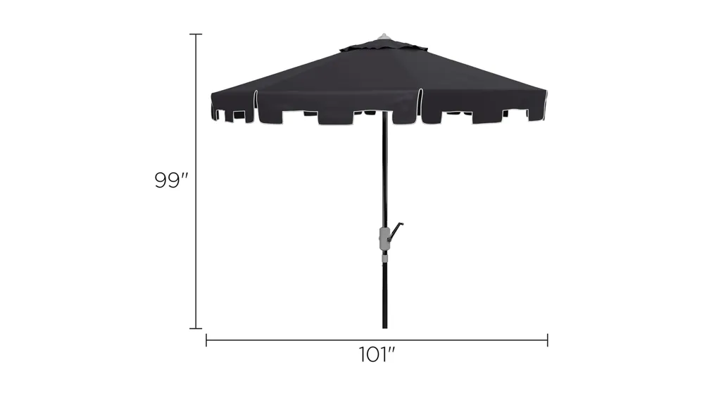 Zimmerman Outdoor Umbrella Dimensions