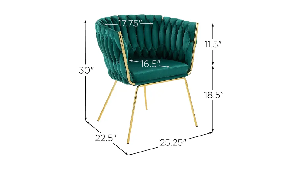 Braided Renee Chair Dimensions