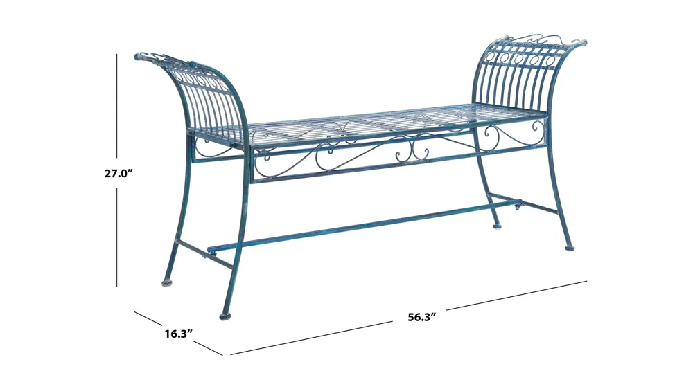 Hadley Outdoor Bench Dimensions