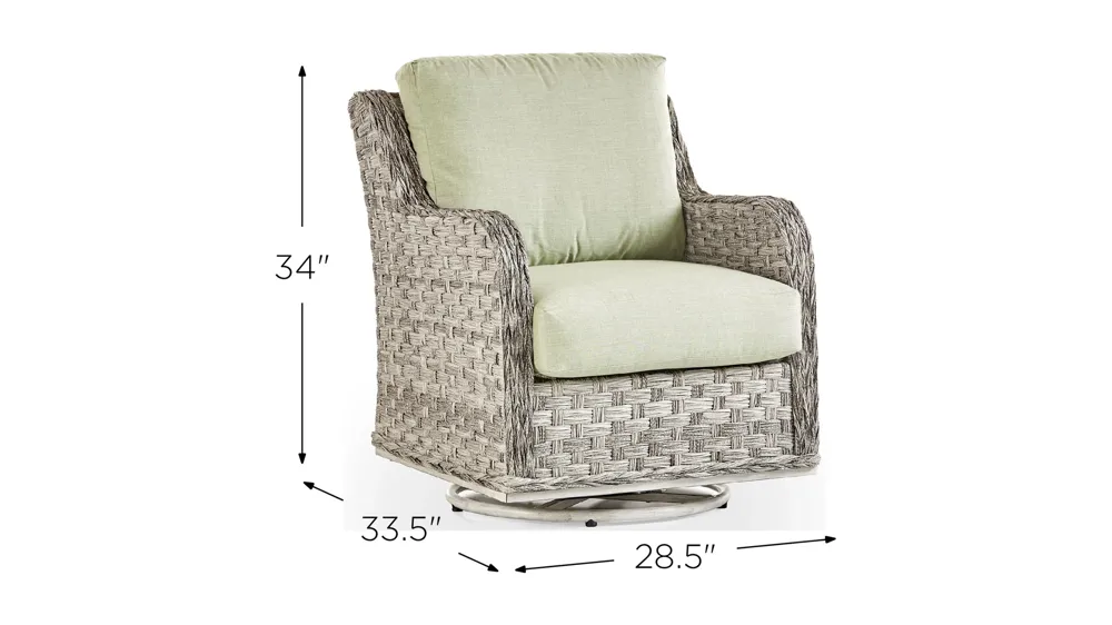 Grand Isle Sgr Outdoor Swivel Glider Dimensions
