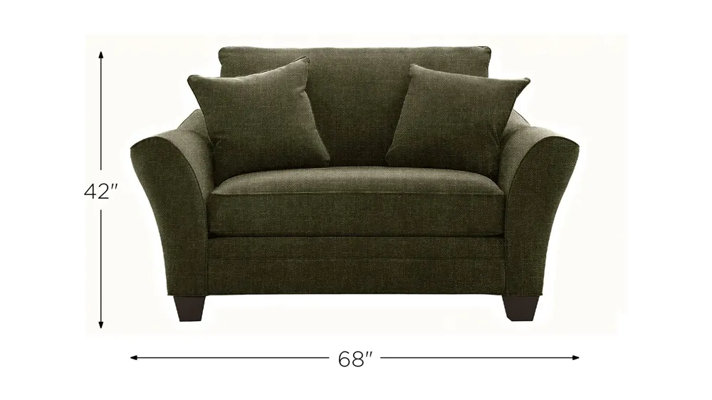 Briarwood Chair-and-a-Half Dimensions
