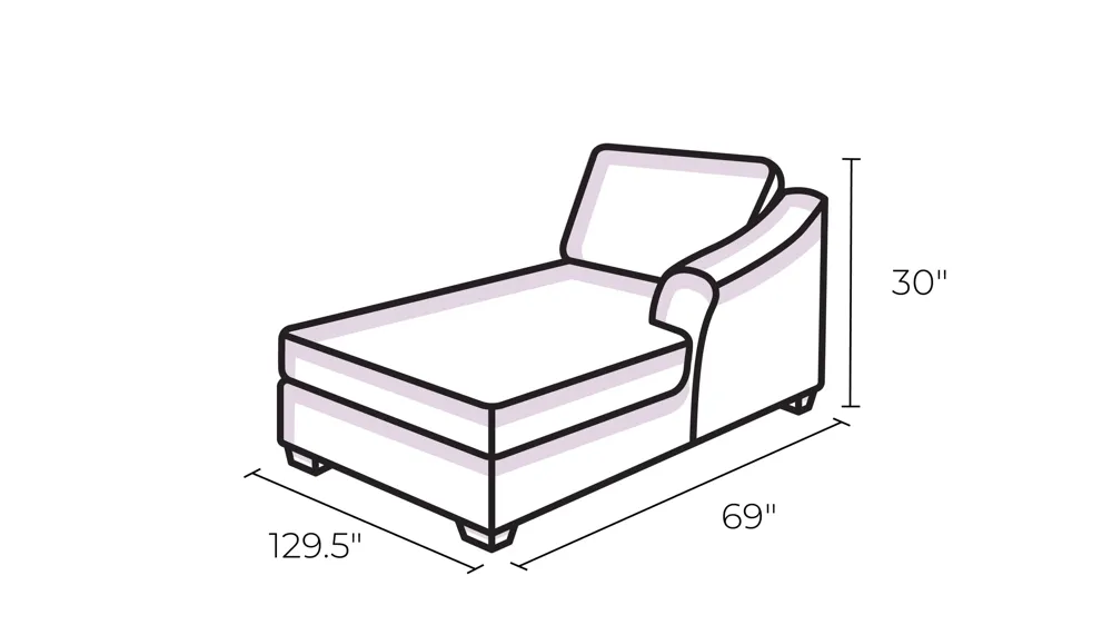Tecoma Sofa Chaise Dimensions
