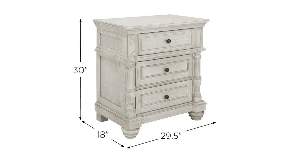 Ilaria Nightstand Dimensions
