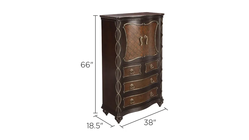 Palazzo Bedroom Chest Dimensions