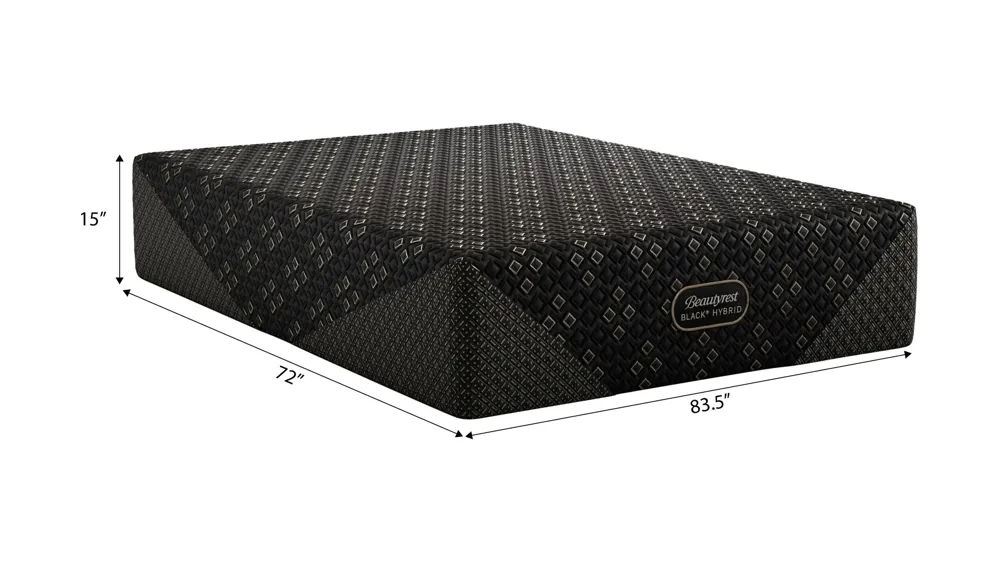 Beautyrest Black Hybrid  Series Five XCS Plush Mattress Dimensions