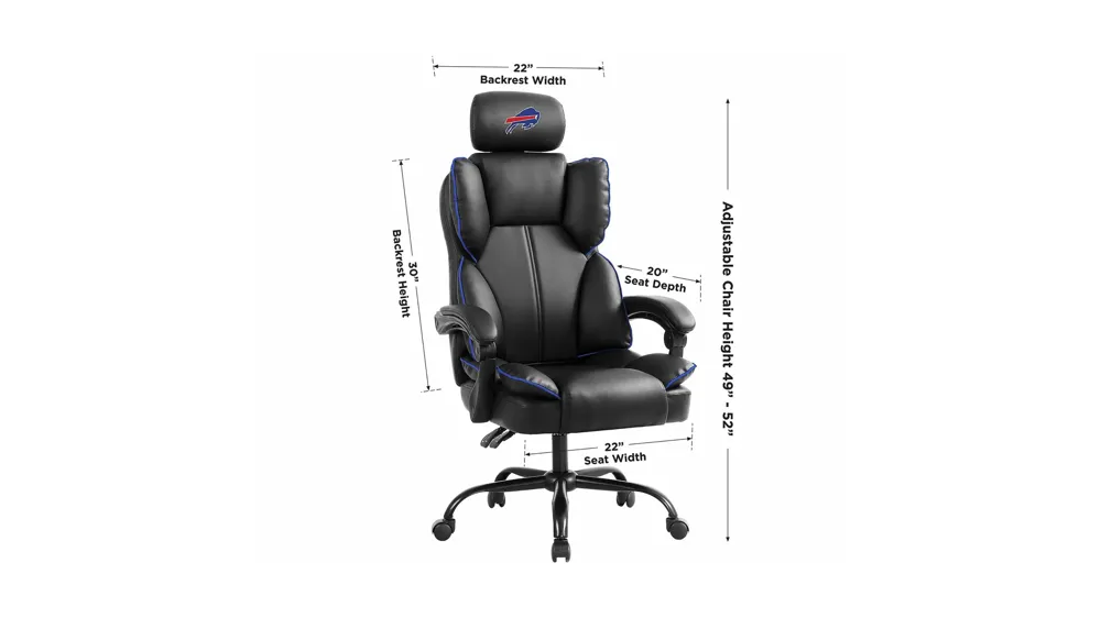 NFL Office Champ Chairs Dimensions