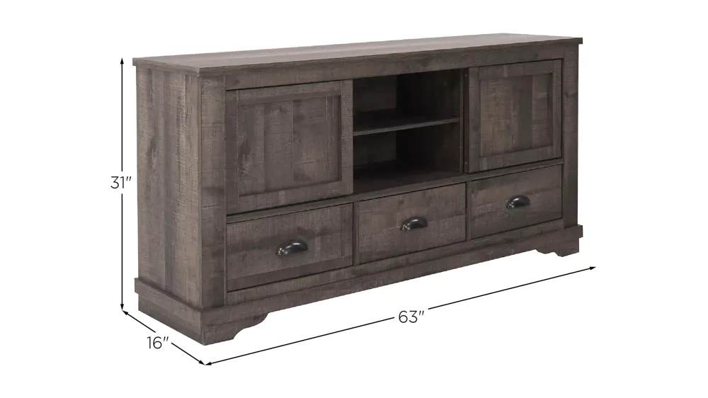 Josie TV Console Dimensions