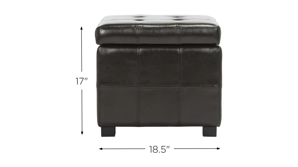 Patrice Tufted Ottoman Dimensions