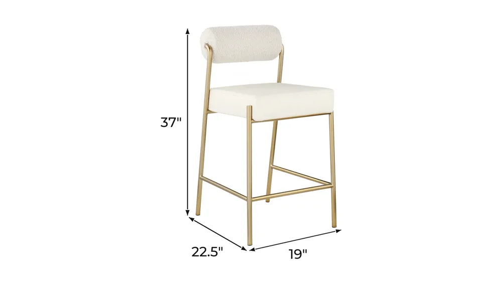 Carly Counter Stool - Set of 2 Dimensions