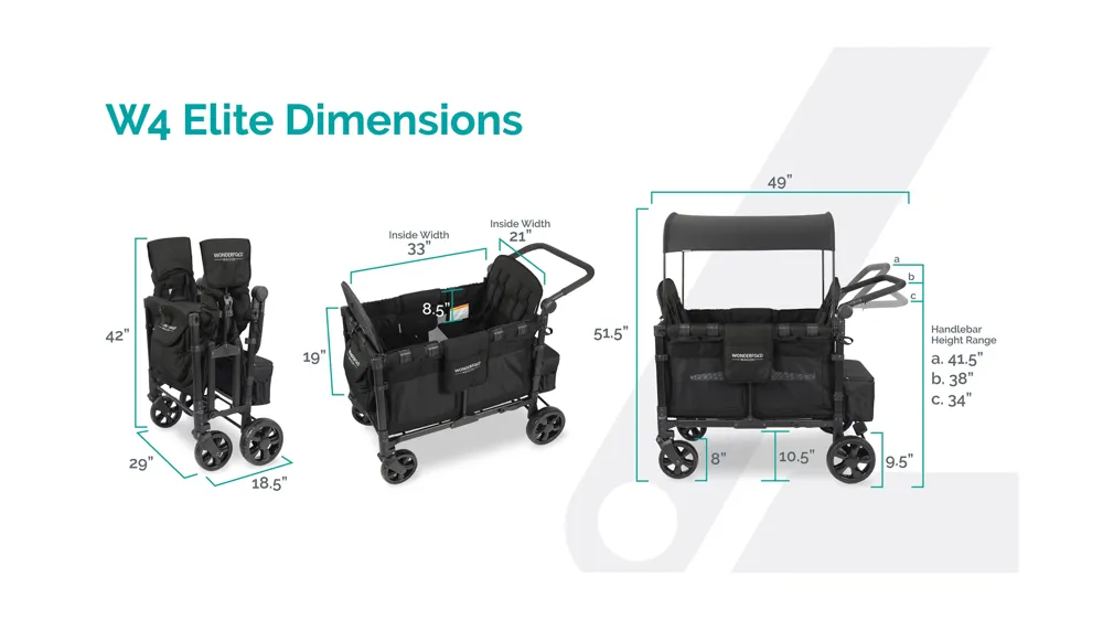Elite Quad Wagon Dimensions