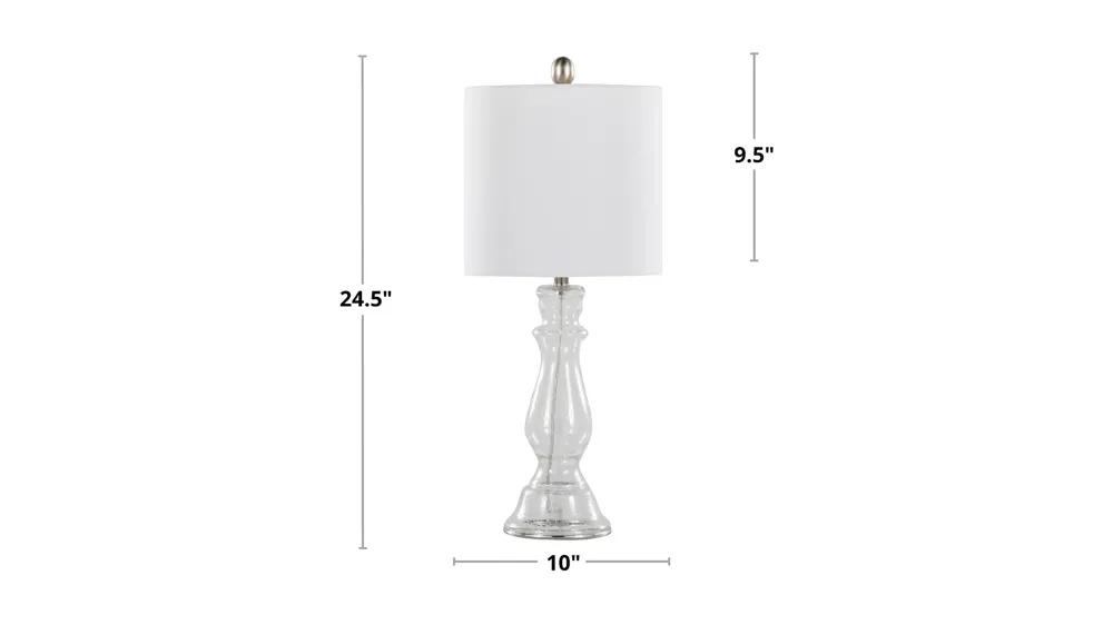 Bishop Table Lamp - Set of 2 Dimensions
