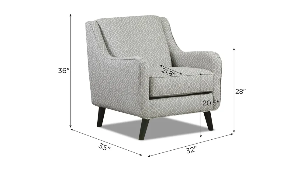 Durango Accent Chair Dimensions