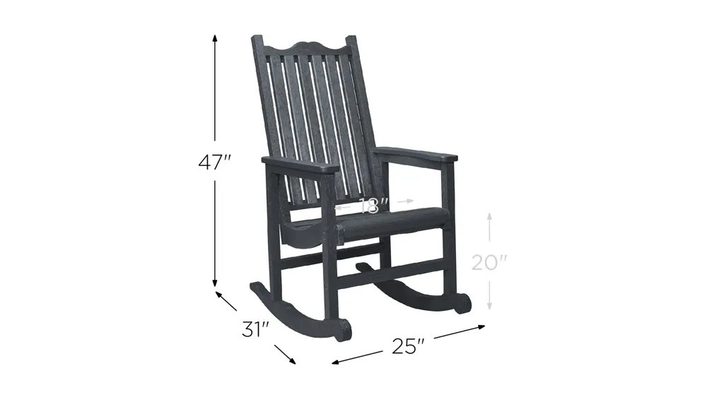 Generation Recycled Outdoor Rocking Chair Dimensions