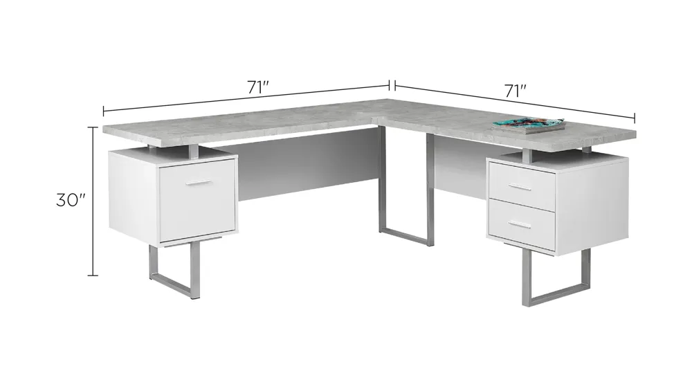Jojo 70" Computer Desk Dimensions