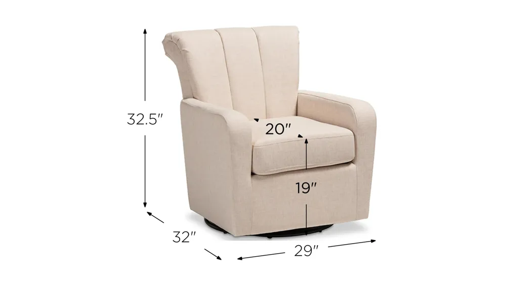 Rayner Swivel Chair Dimensions