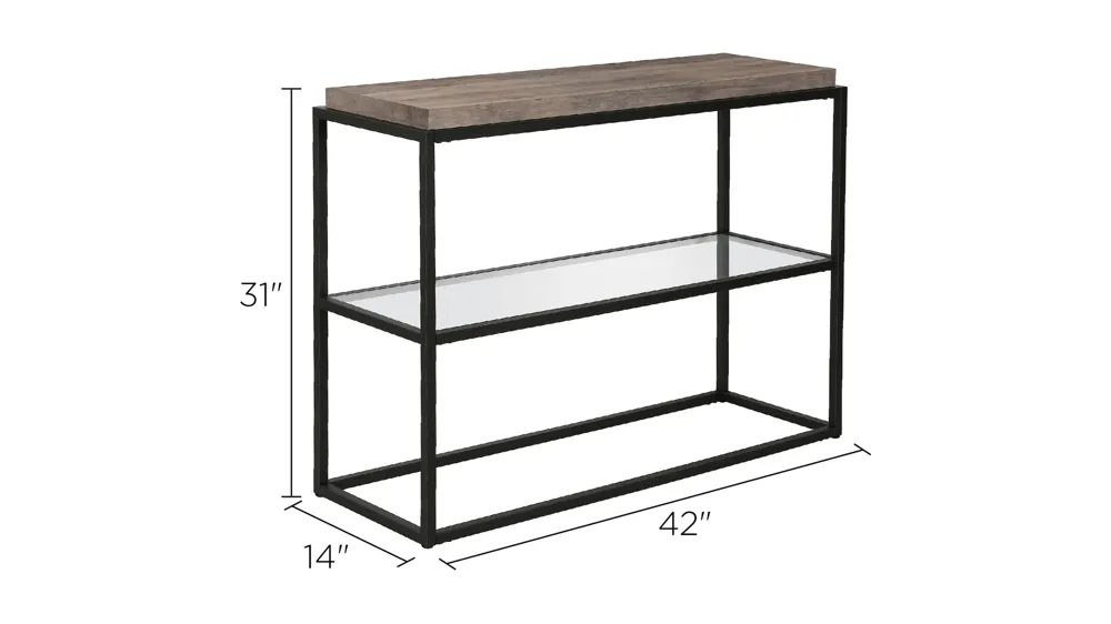 Fitza Rectangular Sofa Table Dimensions