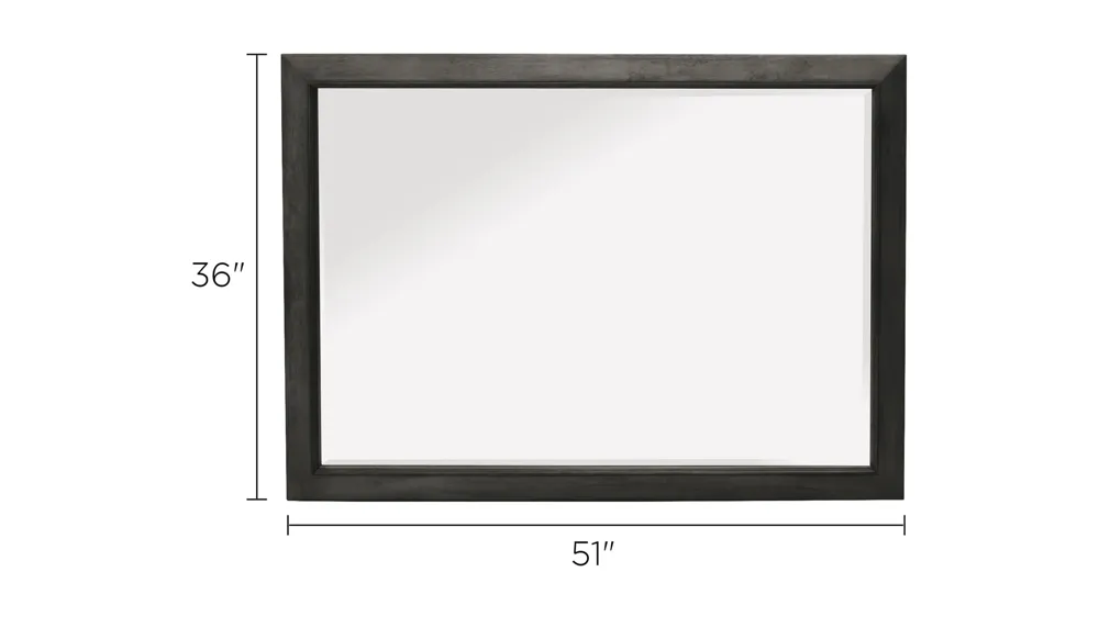 Adir Bedroom Dresser Mirror Dimensions