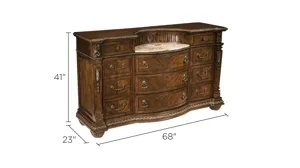 raymour and flanigan dresser Clarion Bedroom The look of traditional design is updated for the modern traditional home in the Celandine Collection Burlington Bedroom Dresser