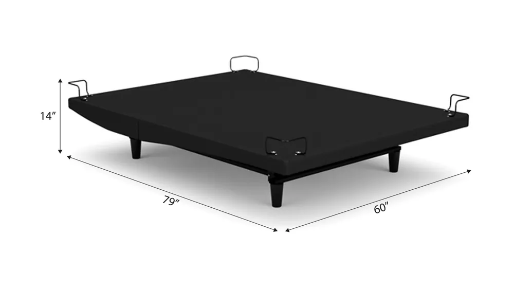 Reverie R650 Adjustable Base Dimensions