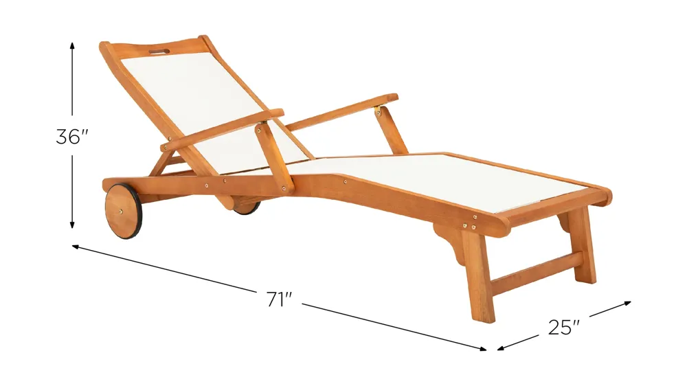 Burke Sun Lounger Dimensions