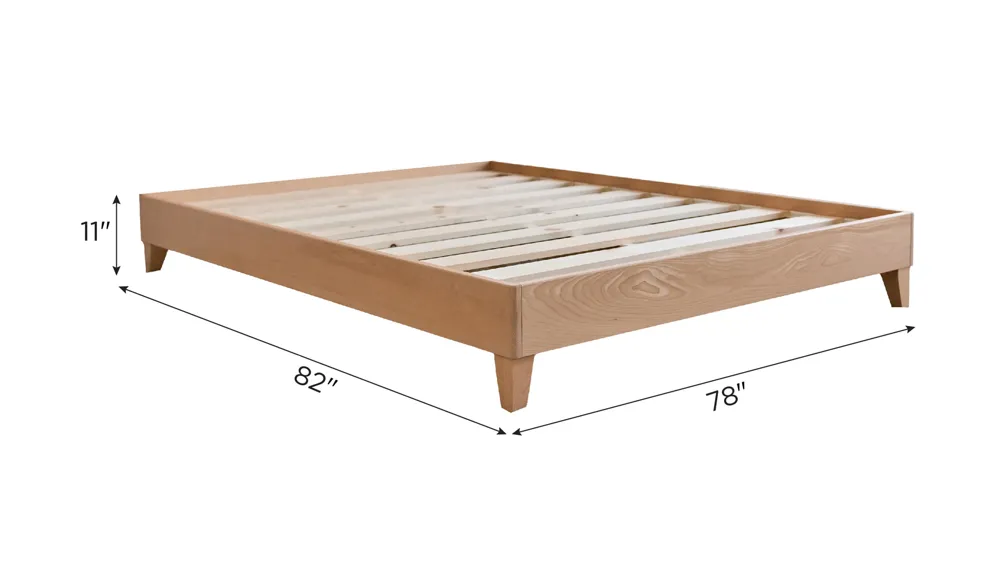 Avocado City Bed Platform Base Dimensions