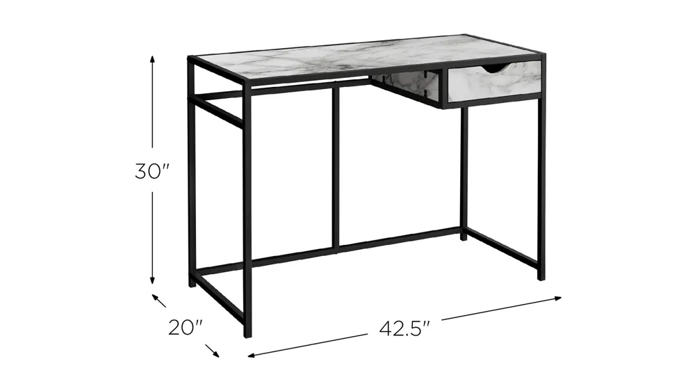 Edgar Computer Desk Dimensions