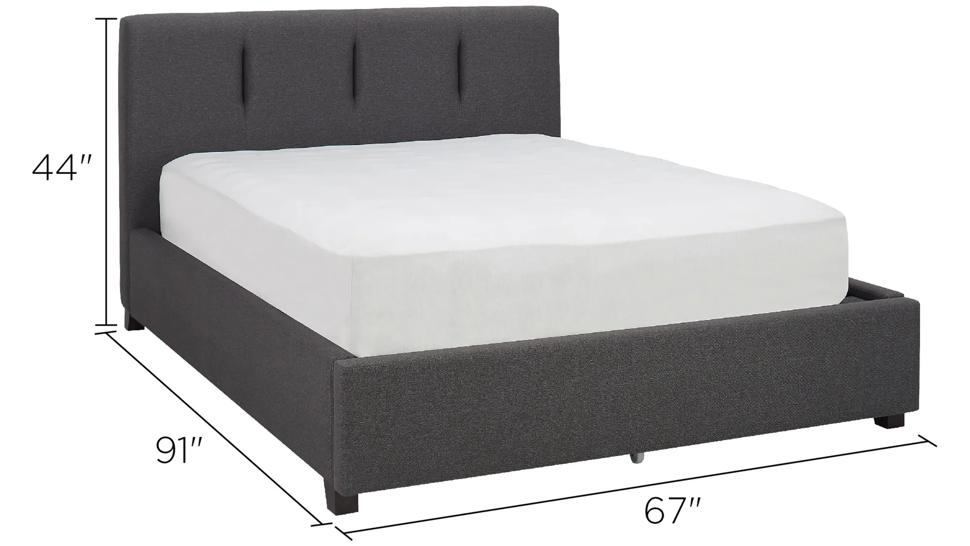 Lansing Platform Storage Bed