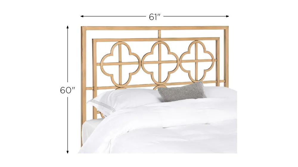 Lucinda Francais Metal Headboard Dimensions