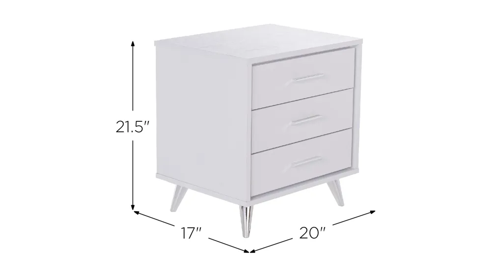 Hayden Bedside Table Dimensions