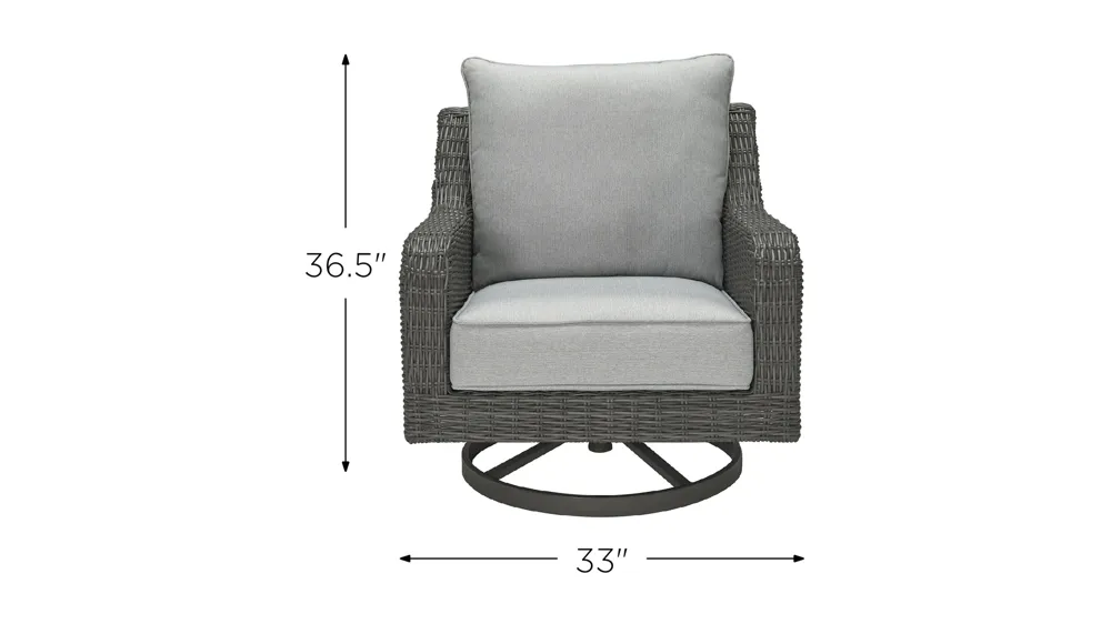 Elite Park Outdoor Swivel Lounge Chair Dimensions