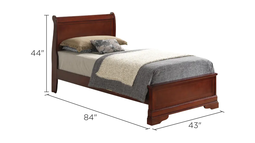 Rossie Panel Bed Dimensions