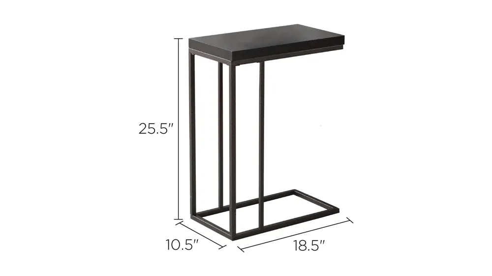 Delevan Rectangular Accent Table Dimensions