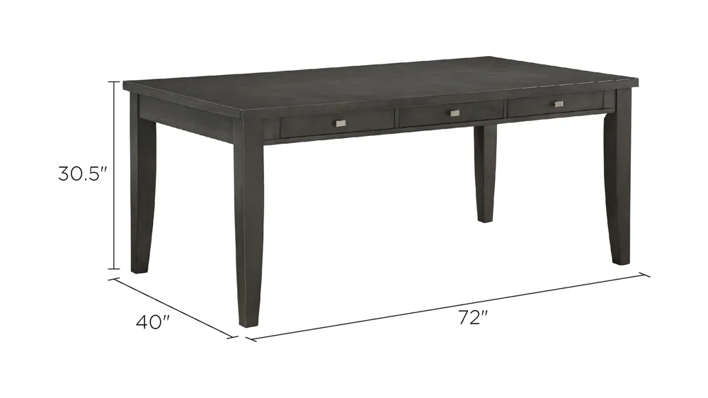 Brindle Dining Table Dimensions