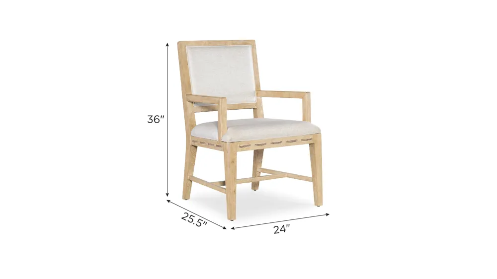 Retreat Cane Back Arm Chair Dimensions