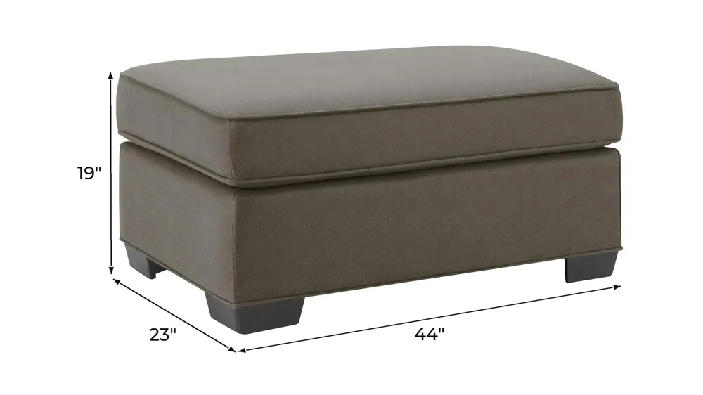 Wellsley Chair and a Half Ottoman Dimensions