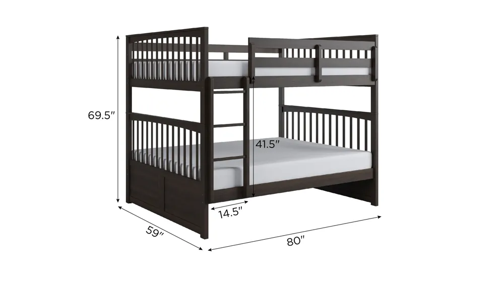Apollo Bunk Bed Dimensions