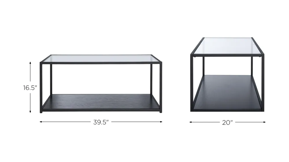 Melosa Coffee Table Dimensions