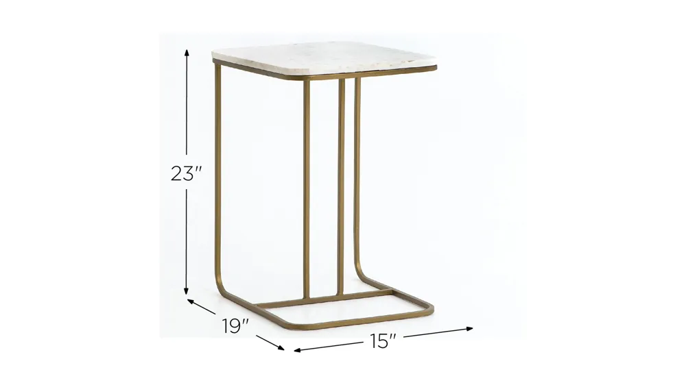 Denni End Table Dimensions
