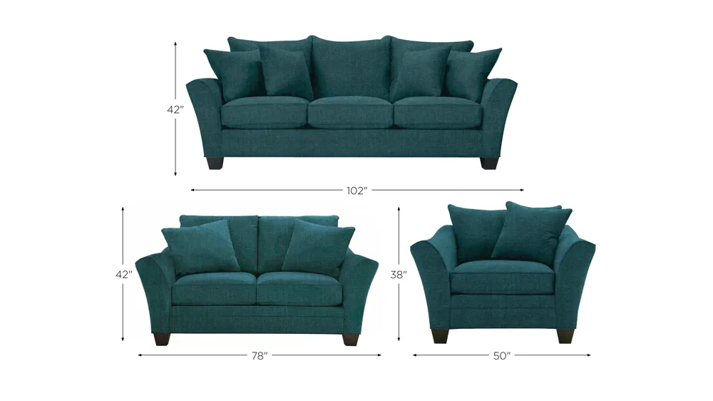 Briarwood Living Room Set Dimensions