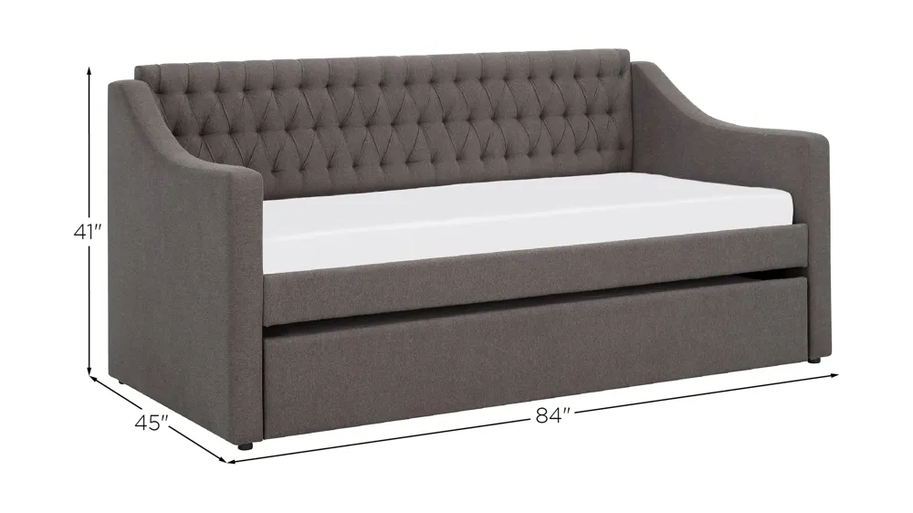 Daphne Daybed With Trundle Dimensions