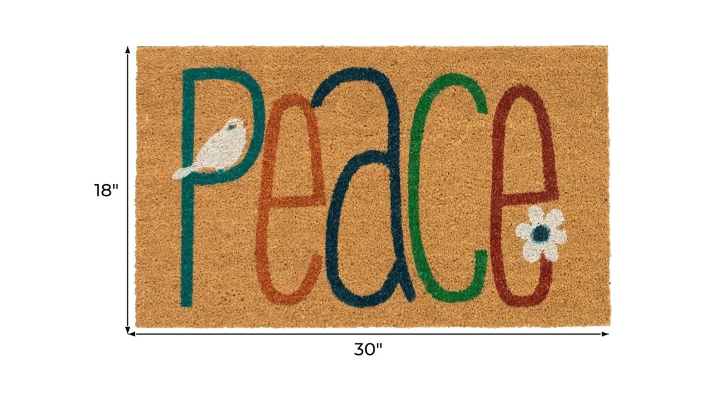 Liora Manne Natura Peace Outdoor Mat Dimensions