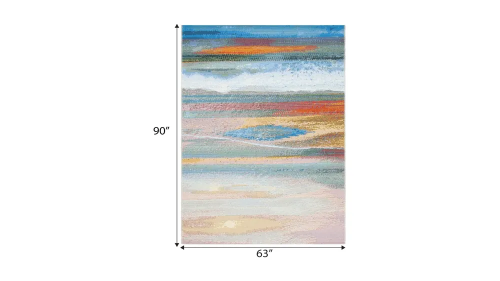 Barbados Sky Indoor/Outdoor Area Rug Dimensions