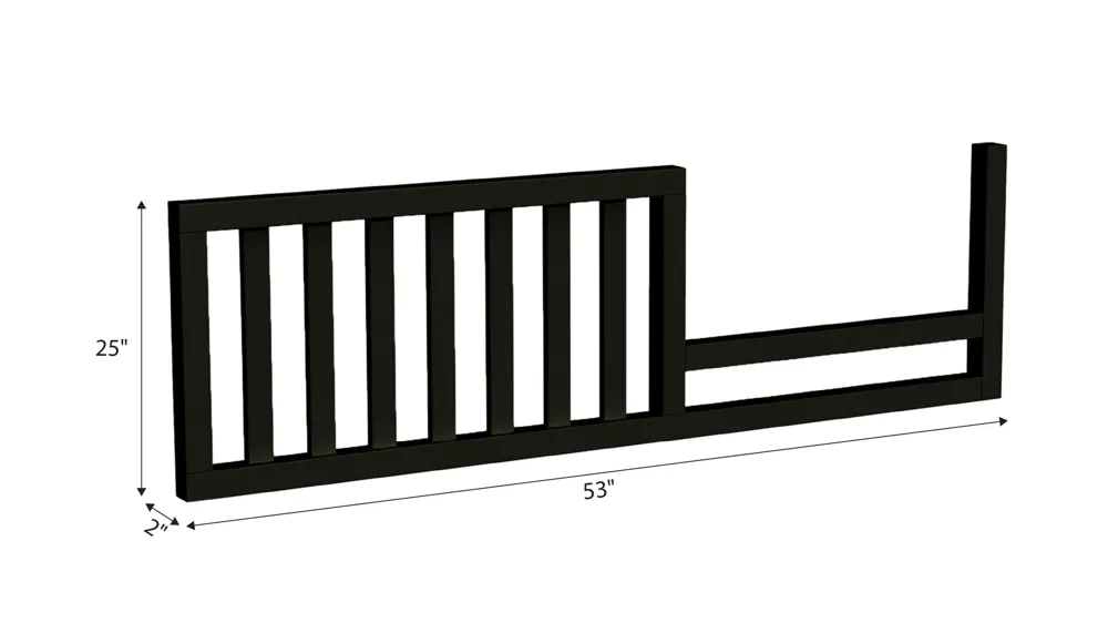 Harper Toddler Rail Dimensions