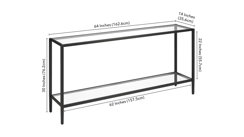 Tocher Console Table Dimensions